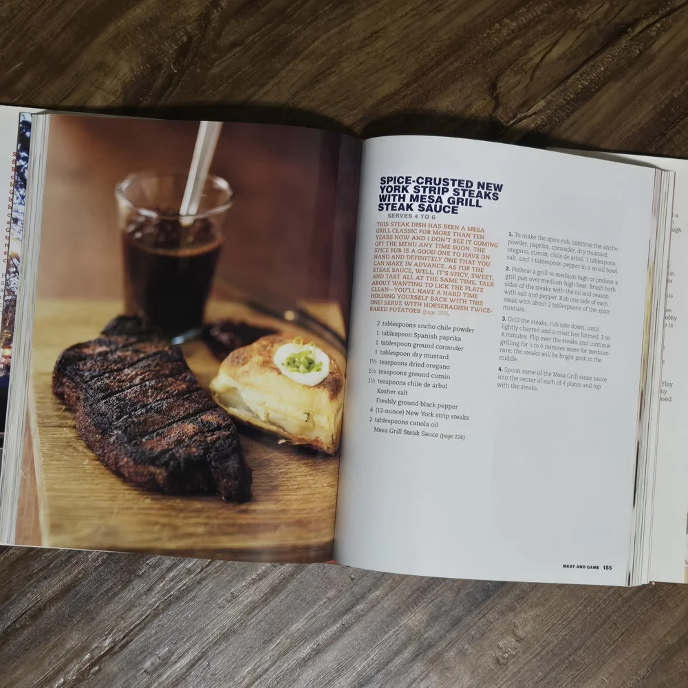 278 Page Bobby Flays Mesa Grill Cookbook Hardcover Southwestern Kitchen 2007